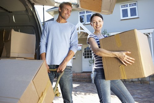 Safely wrapped items and modern tracking systems ensuring a secure move